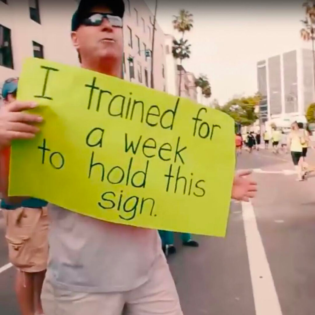 Funny Marathon Sign