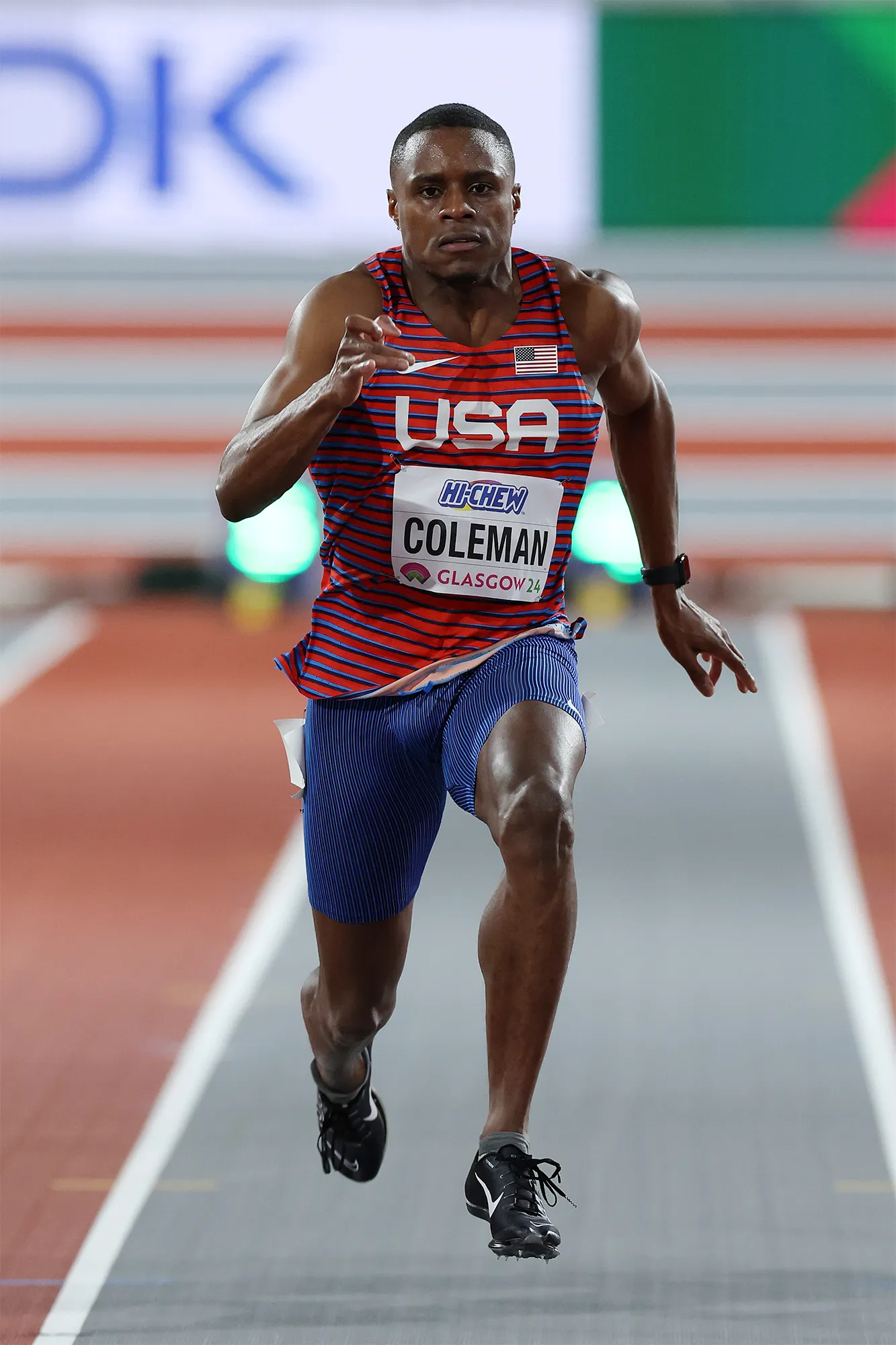 Christian Coleman world 60m champion 2024